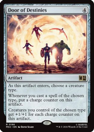 Door of Destinies (Surge Foil)  [Commander: Marvel Super Heroes] Foil