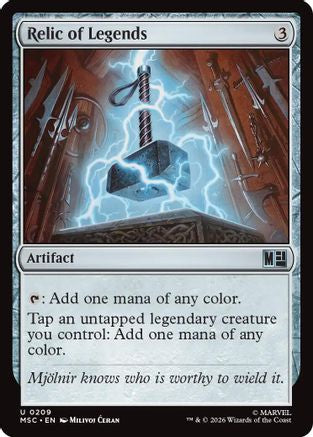 Relic of Legends (Surge Foil)  [Commander: Marvel Super Heroes] Foil