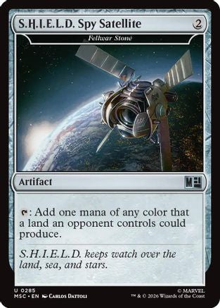 S.H.I.E.L.D. Spy Satellite - Fellwar Stone (Surge Foil)  [Commander: Marvel Super Heroes] Foil