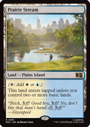 Prairie Stream (Surge Foil)  [Commander: Marvel Super Heroes] Foil