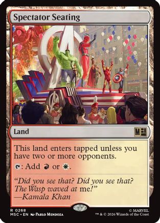 Spectator Seating (Surge Foil)  [Commander: Marvel Super Heroes] Foil