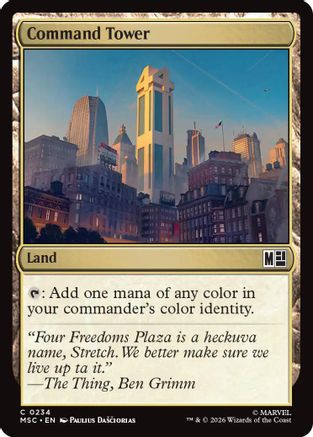 Command Tower (0234)  [Commander: Marvel Super Heroes]