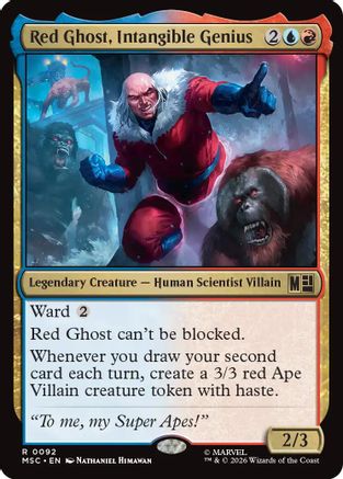 Red Ghost, Intangible Genius (Surge Foil)  [Commander: Marvel Super Heroes] Foil