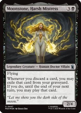 Moonstone, Harsh Mistress (Surge Foil)  [Marvel Super Heroes] Foil