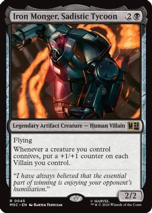 Iron Monger, Sadistic Tycoon  [Commander: Marvel Super Heroes]