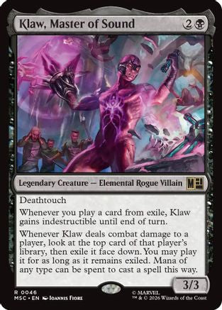 Klaw, Master of Sound  [Commander: Marvel Super Heroes]