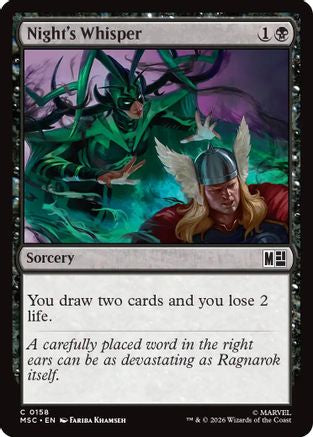 Night's Whisper  [Commander: Marvel Super Heroes]