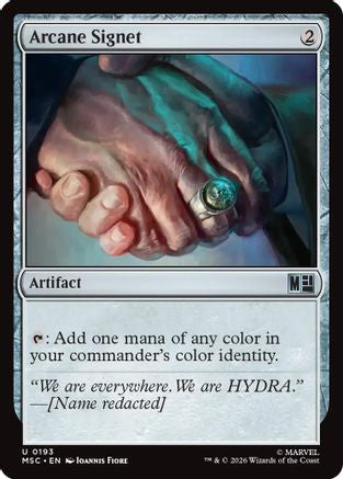 Arcane Signet (0193)  [Commander: Marvel Super Heroes]
