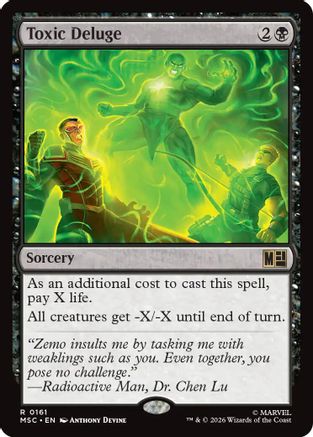 Toxic Deluge (Surge Foil)  [Commander: Marvel Super Heroes] Foil