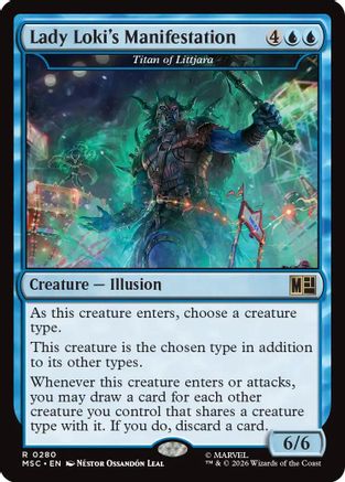 Lady Loki's Manifestation - Titan of Littjara  [Commander: Marvel Super Heroes]