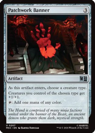 Patchwork Banner  [Commander: Marvel Super Heroes]