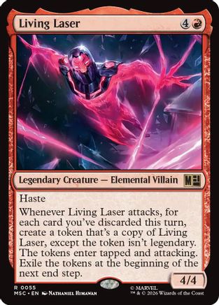 Living Laser (Surge Foil)  [Commander: Marvel Super Heroes] Foil
