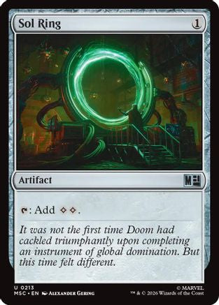 Sol Ring (0213)  [Commander: Marvel Super Heroes]