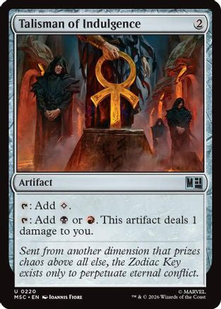 Talisman of Indulgence  [Commander: Marvel Super Heroes]