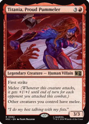 Titania, Proud Pummeler  [Commander: Marvel Super Heroes]