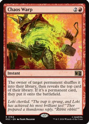 Chaos Warp  [Commander: Marvel Super Heroes]