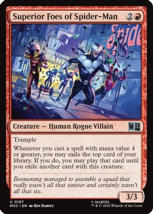 Superior Foes of Spider-Man (Surge Foil)  [Commander: Marvel Super Heroes] Foil