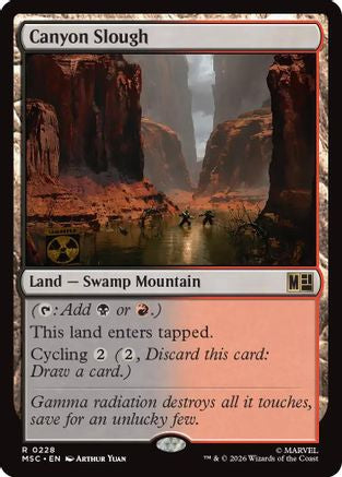 Canyon Slough (Surge Foil)  [Commander: Marvel Super Heroes] Foil