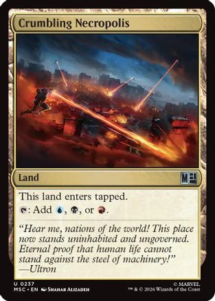 Crumbling Necropolis  [Commander: Marvel Super Heroes]