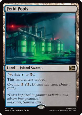 Fetid Pools (Surge Foil)  [Commander: Marvel Super Heroes] Foil