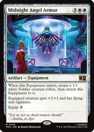 Midnight Angel Armor  [Commander: Marvel Super Heroes]