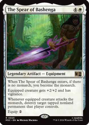 The Spear of Bashenga  [Commander: Marvel Super Heroes]