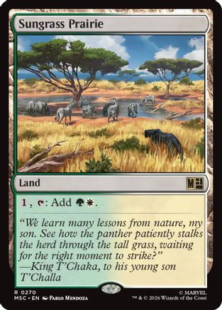Sungrass Prairie  [Commander: Marvel Super Heroes]