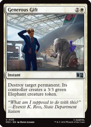 Generous Gift (Surge Foil)  [Commander: Marvel Super Heroes] Foil