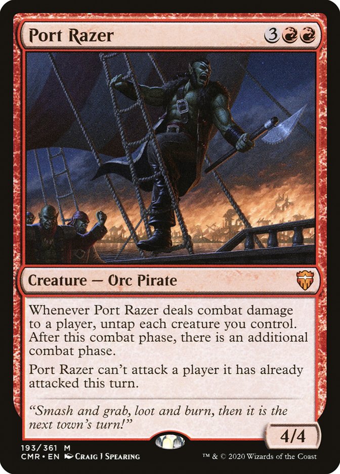 Port Razer [Commander Legends] Foil