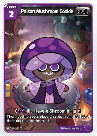 Poison Mushroom Cookie