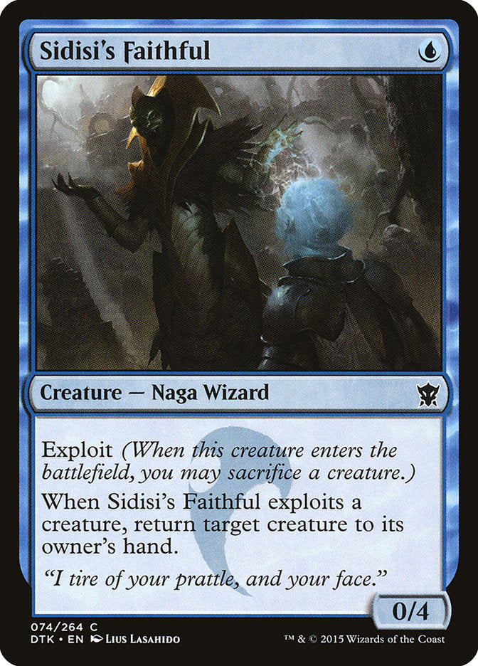 Sidisi's Faithful [Dragons of Tarkir] Foil
