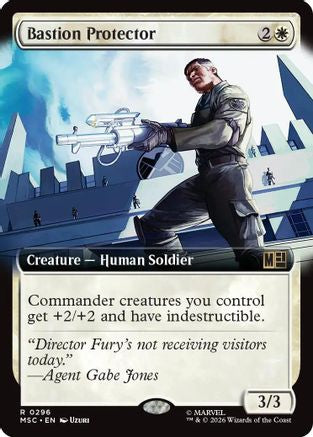 Bastion Protector (Extended Art)  [Commander: Marvel Super Heroes] Foil