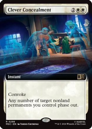 Clever Concealment (Extended Art)  [Commander: Marvel Super Heroes]