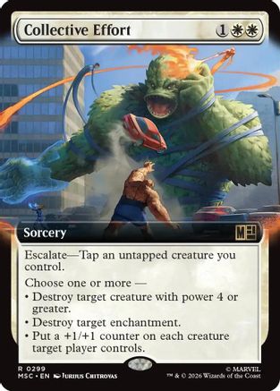 Collective Effort (Extended Art)  [Commander: Marvel Super Heroes]