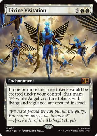 Divine Visitation (Extended Art)  [Commander: Marvel Super Heroes] Foil