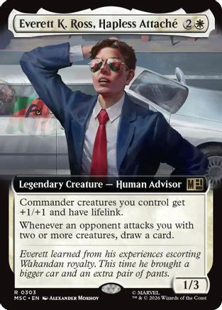 Everett K. Ross, Hapless Attache (Extended Art)  [Commander: Marvel Super Heroes]