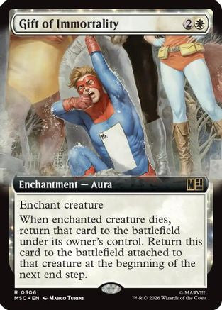 Gift of Immortality (Extended Art)  [Commander: Marvel Super Heroes] Foil