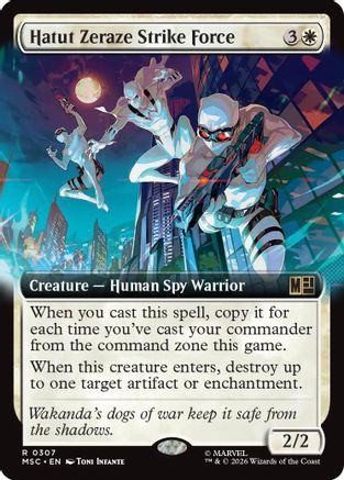 Hatut Zeraze Strike Force (Extended Art)  [Commander: Marvel Super Heroes] Foil