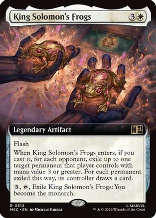 King Solomon's Frogs (Extended Art)  [Commander: Marvel Super Heroes]