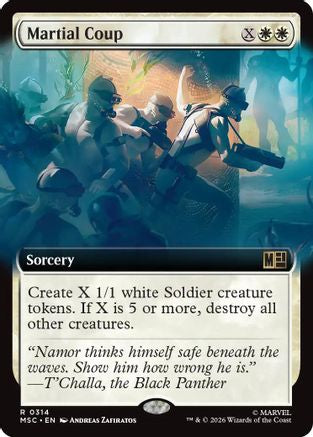 Martial Coup (Extended Art)  [Commander: Marvel Super Heroes] Foil