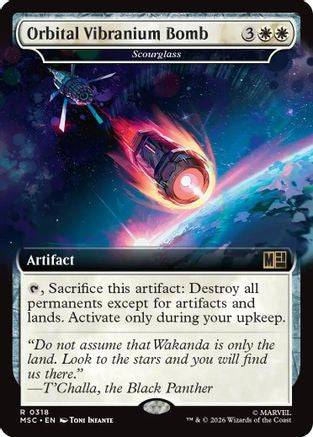 Orbital Vibranium Bomb - Scourglass (Extended Art)  [Commander: Marvel Super Heroes]