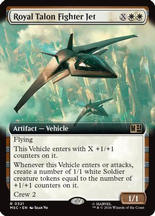 Royal Talon Fighter Jet (Extended Art)  [Commander: Marvel Super Heroes] Foil