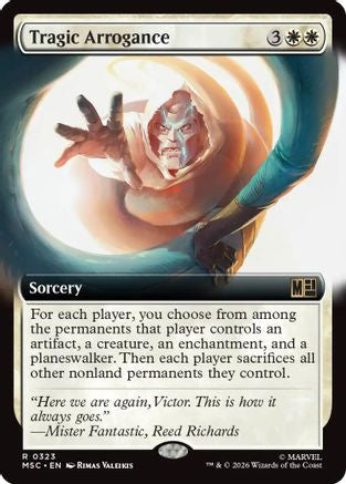 Tragic Arrogance (Extended Art)  [Commander: Marvel Super Heroes]
