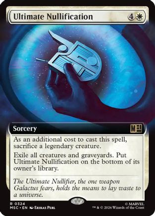 Ultimate Nullification (Extended Art)  [Commander: Marvel Super Heroes] Foil