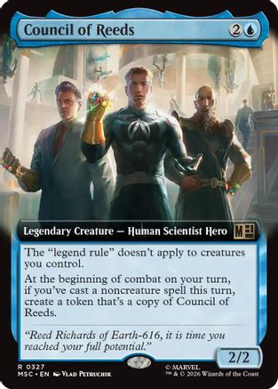 Council of Reeds (Extended Art)  [Commander: Marvel Super Heroes]