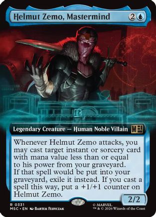 Helmut Zemo, Mastermind (Extended Art)  [Commander: Marvel Super Heroes]