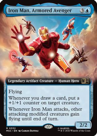 Iron Man, Armored Avenger (Extended Art)  [Commander: Marvel Super Heroes]
