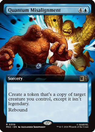 Quantum Misalignment (Extended Art)  [Commander: Marvel Super Heroes] Foil