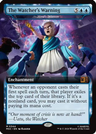 The Watcher's Warning - Mind's Dilation (Extended Art)  [Commander: Marvel Super Heroes]