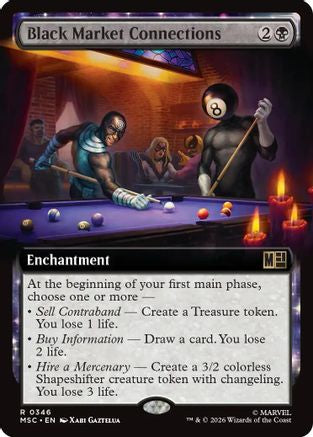 Black Market Connections (Extended Art)  [Commander: Marvel Super Heroes] Foil